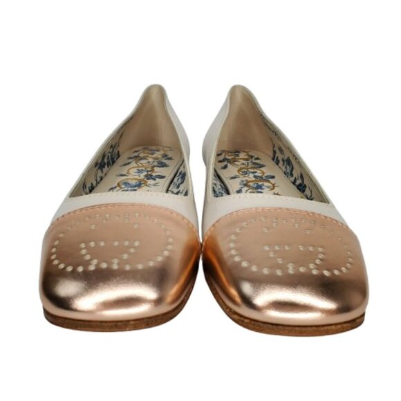 Gucci Hills GG Logo Cap Toe Ballet Flats - Picture 3 of 10